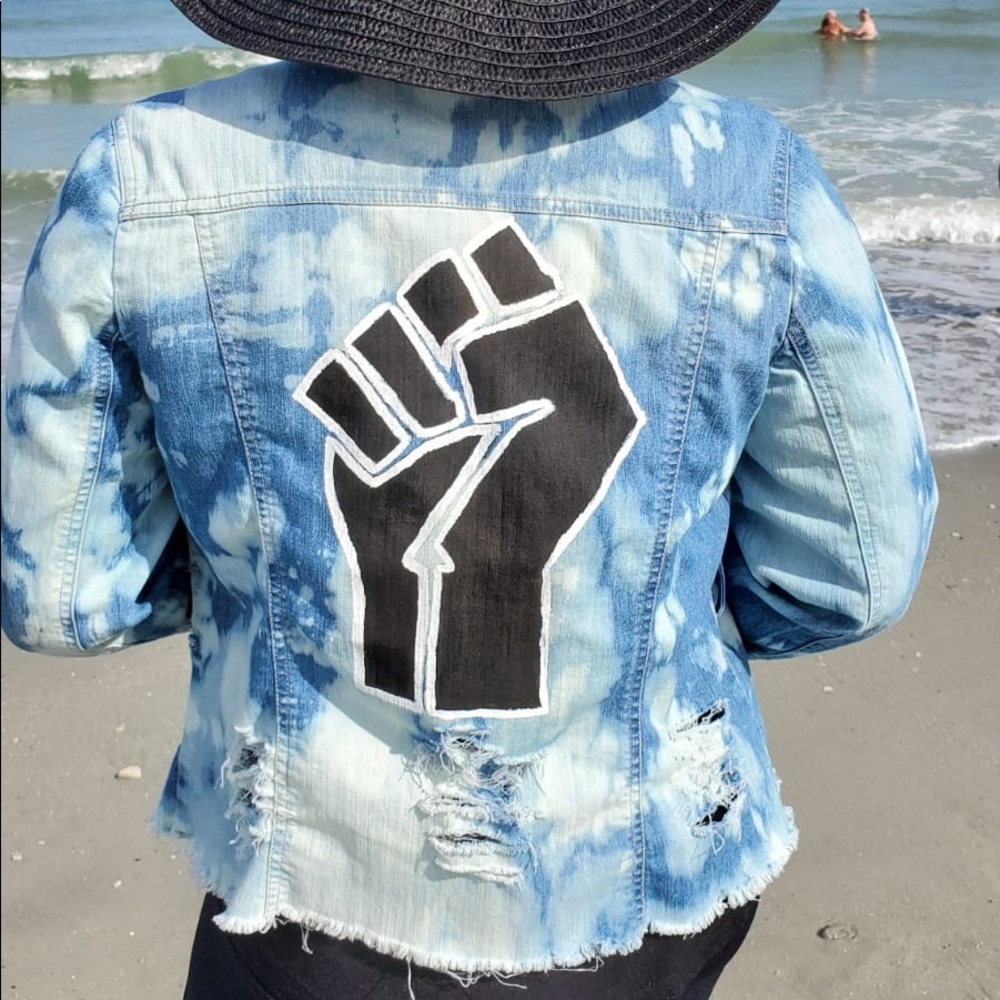"Black Powah" jacket
